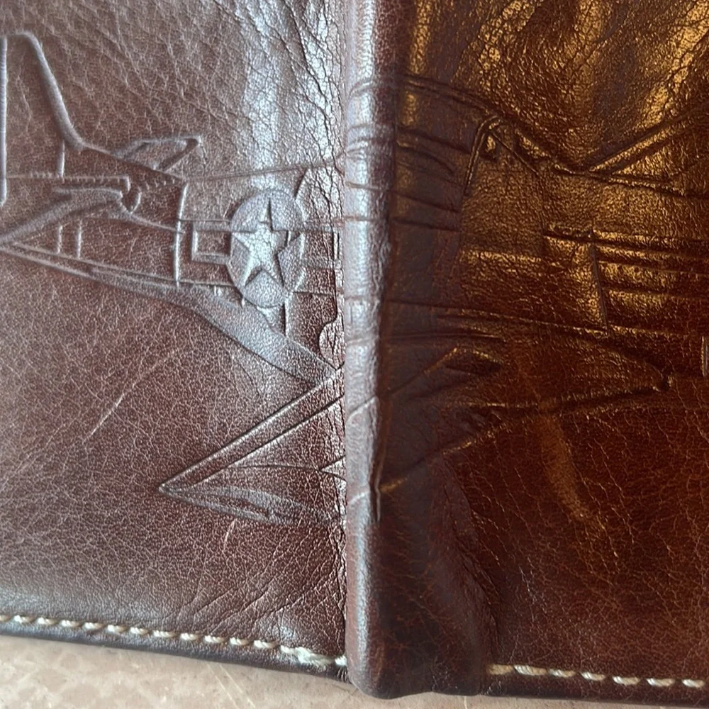 Fossil The Brat III Bi-Fold Leather Wallet